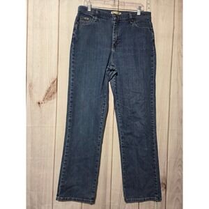 Lee Relaxed‎ Straight Leg Jeans Women's Size 12 Long Blue Denim Casual Pants